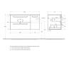 Тумба под раковину Cezares ECO-CER-N-1000-2C-1A-SO-BL-L Bianco Lucido, 100x45.7x50 фото 2