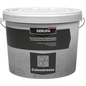 Декоративное покрытие Derufa Calcestruzzo с эффектом шагрени 15 кг
