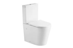 Унитаз-компакт Aquatek Оберон AQ1273ST-00 безободковый, сиденье микролифт, белый