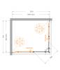 Душевой уголок Cezares Relax RELAX-304-AH-2-120/90-C-CR профиль хром глянцевый, стекло прозрачное, 120x90x200 фото 6