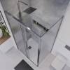 Душевой уголок Niagara Nova NG-65-13CH-CH100-34 профиль хром, стекло шиншилла, 130x100x195 фото 5