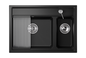 Мойка кухонная Granula Kitchen Space KS-7302 черный
