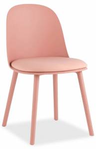 Стул Stool Group Fog SL-7022DP pink 90531 пластик пыльно-розовый с подушкой