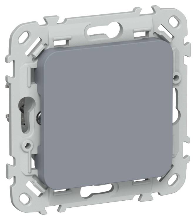 Заглушка с суппортом IEK Flite FI-PL10-K35 маренго