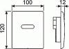 Кнопка смыва TECE Planus Urinal 6 V-Batterie 9242356 белая фото 2