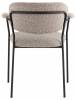 Стул Stool Group Кэрол FDC9005 DC2635-4A grey букле серый, черные ножки фото 4