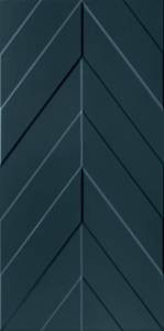 Керамическая плитка MARCA CORONA 4D Chevron Deep Blue Matt Rett 40x80