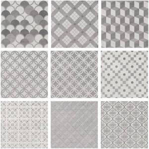 Декор Kerama Marazzi Карнаби-стрит SG1576N Орнамент Серый 20x20