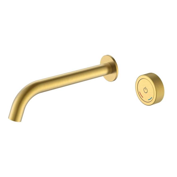 Смеситель для раковины Boheme Tech 158/2-MG Matt Gold сенсорный, встраиваемый