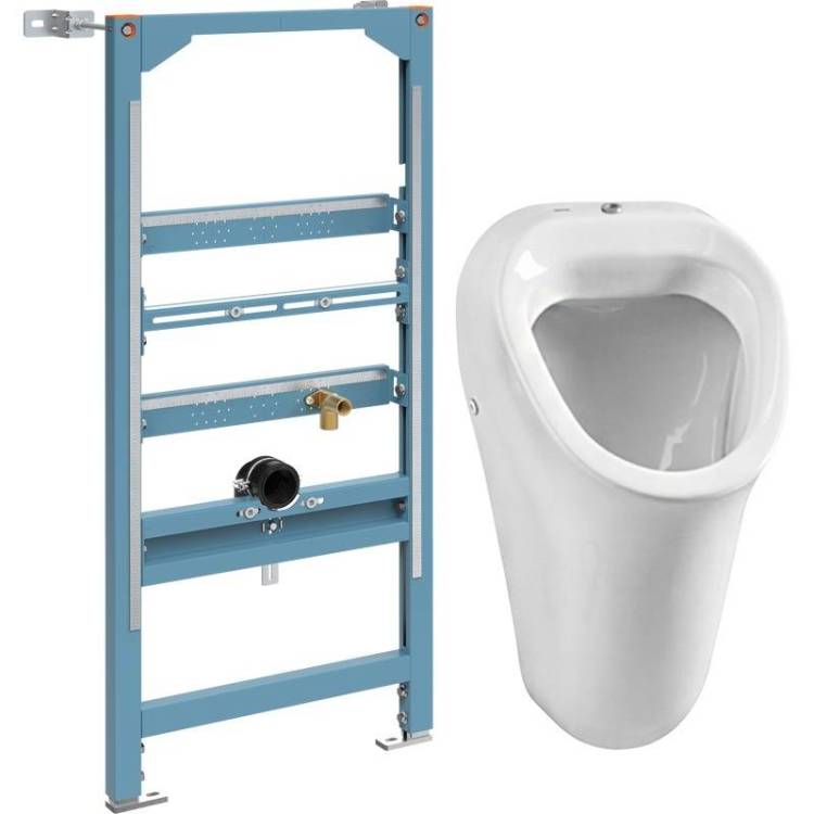 Комплект Писсуар подвесной Arkitekt 6202B003-0198 + Инсталляция Vitra Frame 880-3800