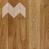 Паркетная доска Lab Arte Chevron Французская Елка Дуб Рустик лак без браша 600-510x90x14/3