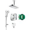 Душевой комплект Hansgrohe Raindance Select E 300 (2 jet) 27384000 + 26620000 + 26457000 + 15708000