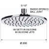 Верхний душ Remer 359MM20BOX белый матовый фото 4