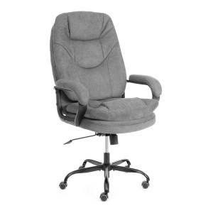 Кресло компьютерное Tetchair Comfort Lux (22) metalBL 25249 серый, KUB 05, ткань