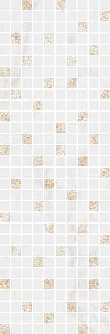 Декор Kerama Marazzi Астория MM12112 белый мозаичный 25x75