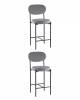 Стул Stool Group Бриф Original N SG006-bmmPlb-C082 BOX2 ZK Серый 2 шт.