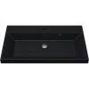 Раковина Uperwood Classic Quartz 291030008 черная матовая, уголь, 80x45