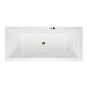 Акриловая ванна Excellent Heaven Slim 160x75 "LINE" (золото)