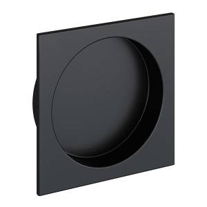 Ручка Profil Doors для раздвижной двери, врезная квадратная черный матовый (комплект из 2 шт)