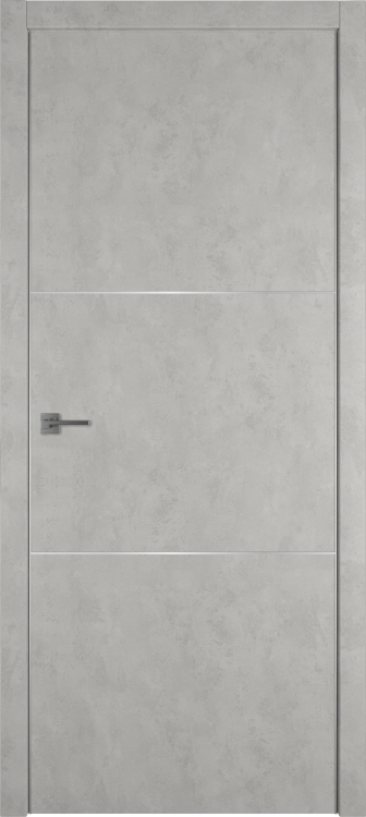 Межкомнатная дверь Глухая Владимирская Фабрика Дверей Urban 2 Полотно Antic Loft se silver mould 2000х700