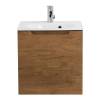 Тумба с раковиной Belbagno Etna ETNA-500-1A-SO-RN-P-R 49.6x39.2x50 Rovere Nature подвесная с одной распашной дверцей, с одной полкой, правосторонняя фото 2