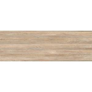 Керамическая плитка Керамин Бунгало 4Д Темно-Бежевый 30x90