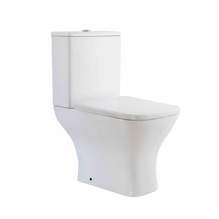 Унитаз-компакт Taliente Elegante EL35055 безободковый, с крышкой-сиденьем микролифт