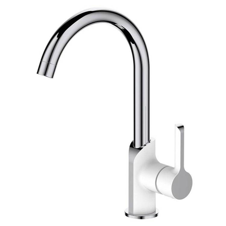 Смеситель для кухни Osgard Ionic White 92073 хром, белый