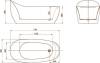 Акриловая ванна BelBagno BB205-1700-800 170x80 фото 3
