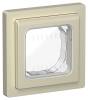 Рамка 1-постовая IEK Flite FI-M10-32-55-K37 шампань