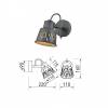 Спот Rivoli Kalma 7059-701 Б0055012 фото 4
