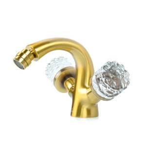 Смеситель для биде Boheme Crystal 316-CRST бронза