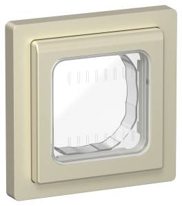 Рамка 1-постовая IEK Flite FI-M10-32-55-K37 шампань