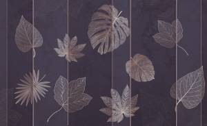 3D Фотообои Artegrafico «Лиловый листопад» PL-033 канвас