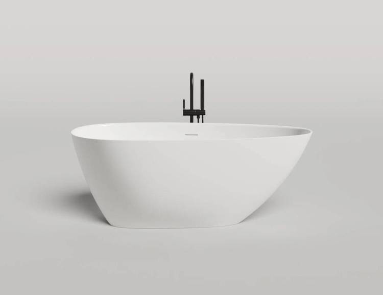 Ванна из искусственного камня Salini Paola 1015103G белая глянцевая, 160x80
