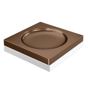 Мыльница Boheme Qubic 10960-BRB Brushed Bronze