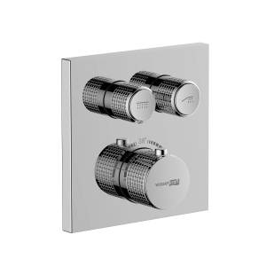 Смеситель для ванны и душа Wasserkraft Dinkel 5848 Thermo термостатический, хром