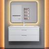Тумба с раковиной Uperwood Modul 393020552 подвесная, матовая, белая, 100 см фото 10