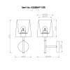 Бра Arte Lamp Rodos A2589AP-1SS фото 4