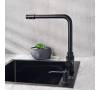 Комплект Мойка кухонная РМС MR MR-6050BL c корзиной и дозатором + Смеситель РМС SUS125BL-017F-015 чёрный фото 6