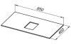 Столешница Allen Brau Infinity 85 grey structure фото 4