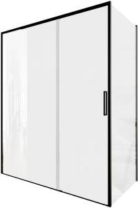 Душевой уголок Aquanet Pleasure Evo AE65-160x90-BT профиль черный, прозрачное стекло