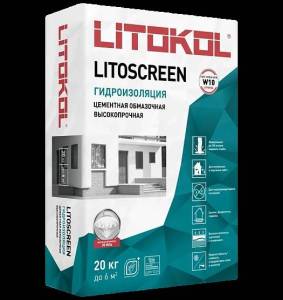 Гидроизоляция цементная высокопрочная Litokol LitoScreen 20 кг