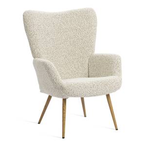 Кресло лаунж Tetchair Agnet 25718 светло-бежевый/натуральный