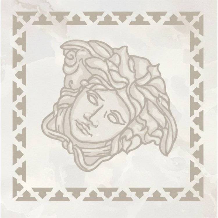 Вставка Versace Emote G0262590 Tozzetto Greca Onice Bianco 10x10