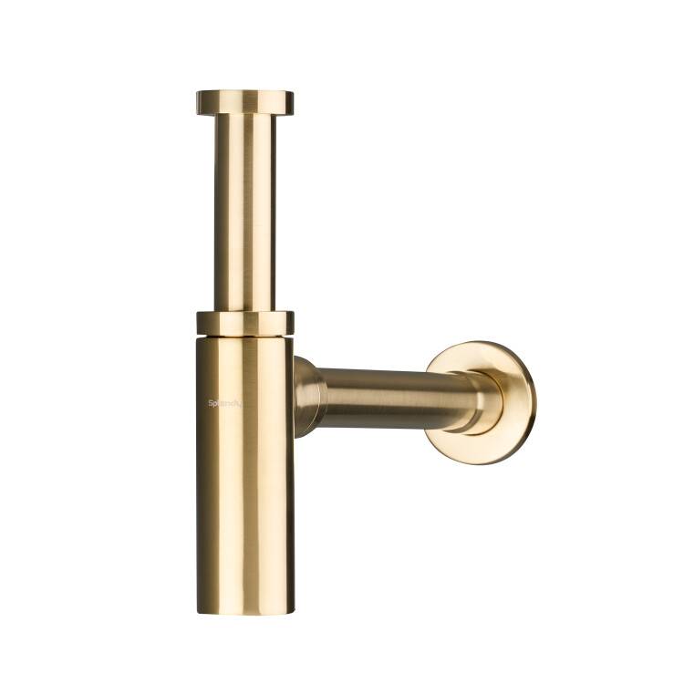 Сифон для раковины Splendy Elegance EL30817MGM бутылочный, 1 1/4" х 35, золото матовое