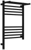 Полотенцесушитель электрический Сунержа Богема 3.1 31-6006-6040 с 1 полкой, Матовый чёрный, 60x40