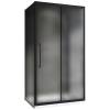 Душевой уголок Abber Schwarzer Diamant AG30110BMH-S80BM-S80BM профиль черный, стекло матовое, 80x110x195