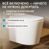 Унитаз подвесной Abber Bequem AC1102TMW безободковый, сиденье микролифт, белый матовый фото 10