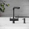 Смеситель для кухни Sancos Foster SC4014MB с возможностью подключения фильтра для воды, черный матовый фото 4